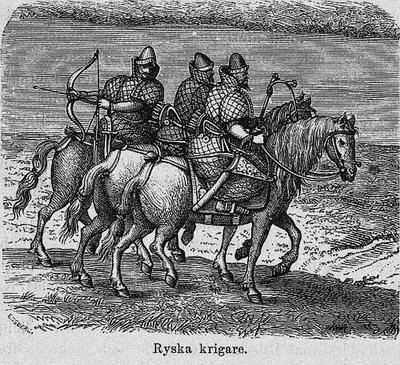 Russische krijgers, c. 1620 door Unbekannt