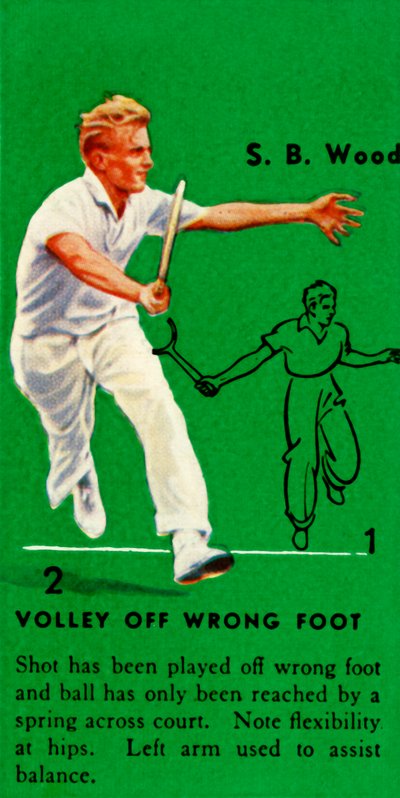 S. B. Wood - Volley van verkeerde voet, ca. 1935 door Unbekannt