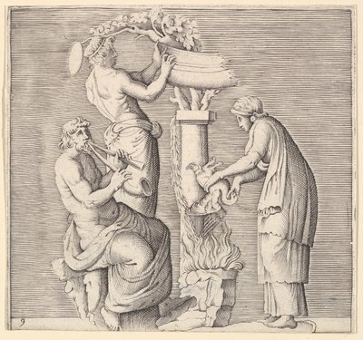 Offer van een zwaan, gepubliceerd ca. 1599-1622 door Unbekannt