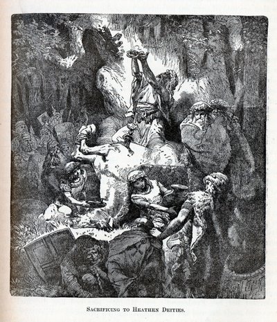 Offer aan heidense goden, 1882 door Unbekannt