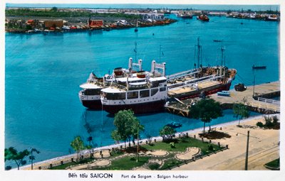 Haven van Saigon, Frans Indochina Vietnam, 20e eeuw door Unbekannt