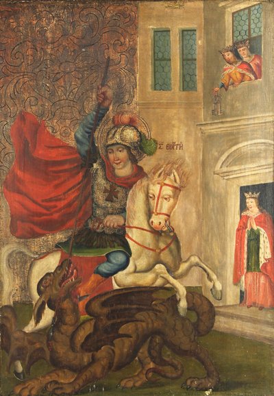 Sint Joris en de Draak door Unbekannt