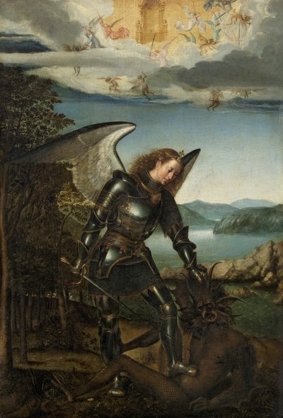 Sint Michaël de Aartsengel door Unbekannt