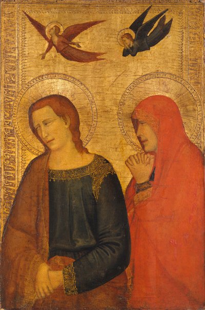 Heiligen Johannes de Evangelist en Maria Magdalena, ca. 1335-45 door Unbekannt
