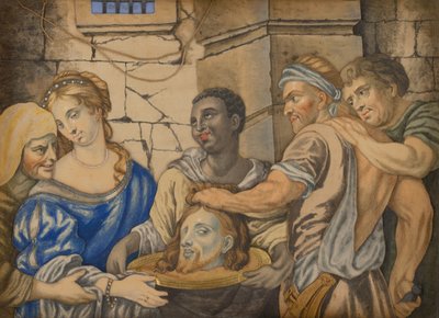 Salome met het hoofd van Johannes de Doper door Unbekannt