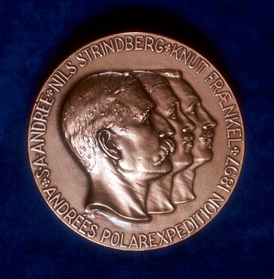 Salomon August Andree 1854-1897, Zweedse ingenieur en ballonvaarder, 1897 door Unbekannt