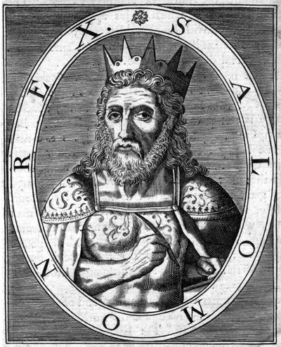 Salomon Rex. Portret van koning Salomo door Unbekannt