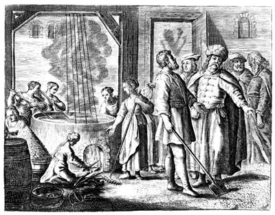 Zoutwerken, Amsterdam, 1660 door Unbekannt