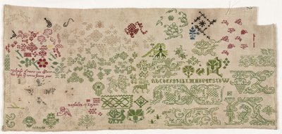 Sampler, 1600-1630 door Unbekannt
