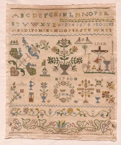 Merklap, 1750 door Unbekannt