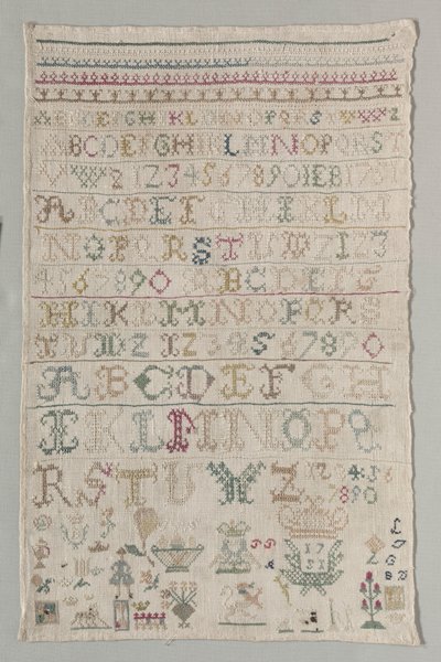 Merklap, 1751 door Unbekannt