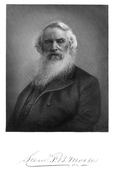 Samuel Finley Breese Morse, Amerikaanse kunstenaar en uitvinder, 1896 door Unbekannt