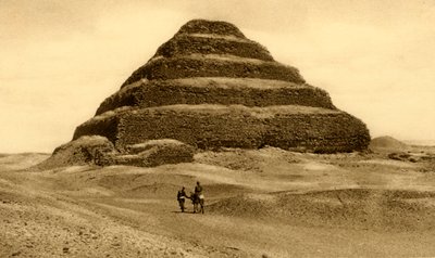 Saqqara - De trappiramide door Unbekannt