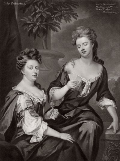Sarah, Hertogin van Marlborough, en Lady Fitzharding door Unbekannt