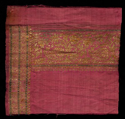 Sari Fragment, 1800s door Unbekannt