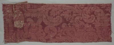 Satijnen Textiel, eind 1600s door Unbekannt