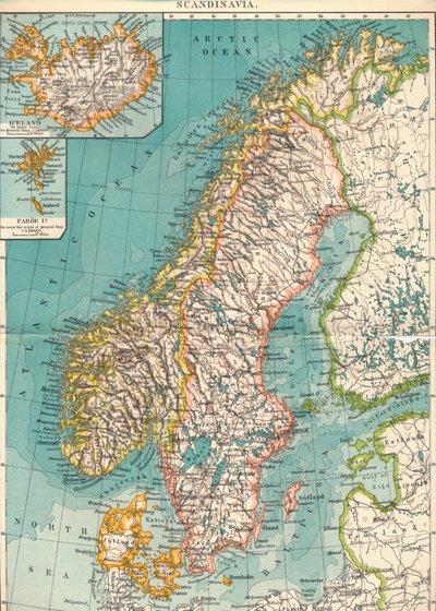 Scandinavië, ca. 1906, 1907 door Unbekannt