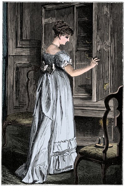Scène uit Jane Austens Northanger Abbey door Unbekannt