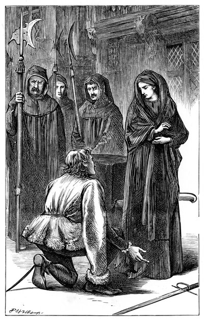 Scène uit Shakespeares Richard III, 1591 c1870 door Unbekannt