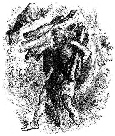 Scène uit De Storm van William Shakespeare, 1856-1858 door Unbekannt