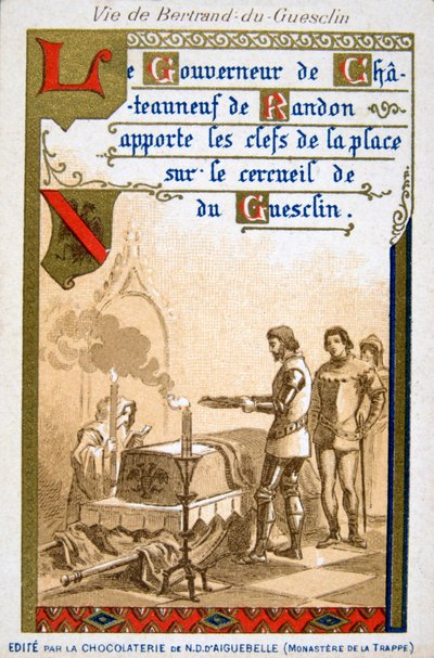 Scène uit het leven van Bertrand du Guesclin, 19e eeuw door Unbekannt