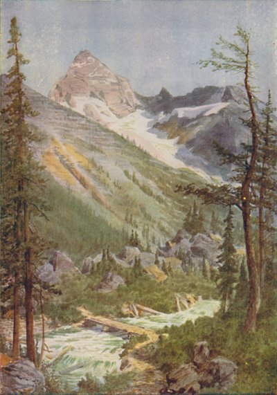 Scène in de Rocky Mountains, 1924 door Unbekannt