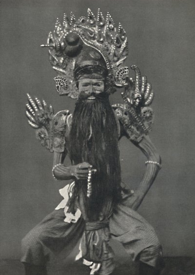 Acteur als Guruswamin de opperste van de geestelijke leraren, 1926 door Unbekannt