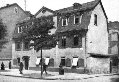 Schillers huis, Duits Athene, Duitsland, 1922 door Unbekannt