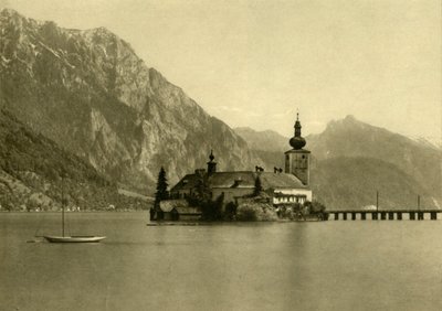 Schloss Ort, Traunsee, Opper-Oostenrijk door Unbekannt