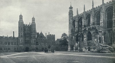 Schoolplein en kapel, 1926 door Unbekannt