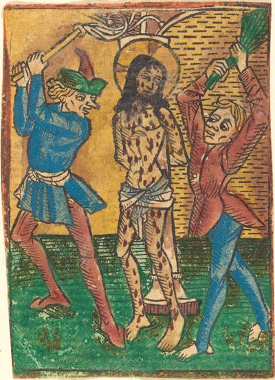 Geseling van Christus door Unbekannt