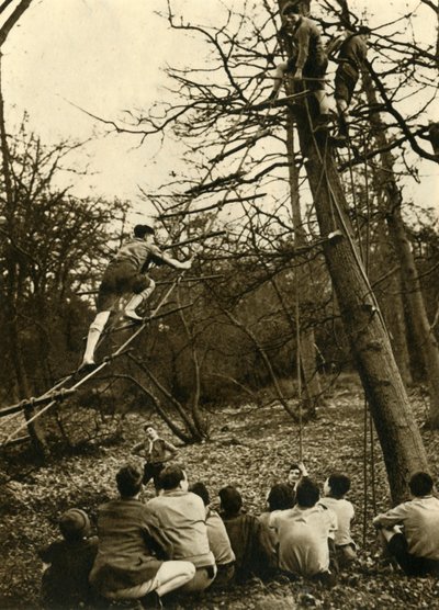 Verkenners oefenen pionieren, 1944 door Unbekannt