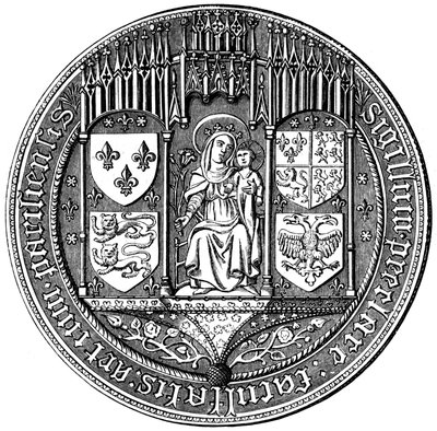 Zegel van de Vier Naties of de Faculteit der Kunsten door Unbekannt