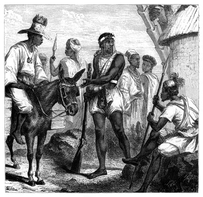 Senegalese mensen, ca. 1890 door Unbekannt