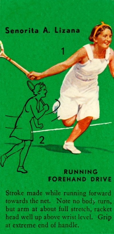 Senorita A. Lizana - Voorhand Drive, c1935 door Unbekannt
