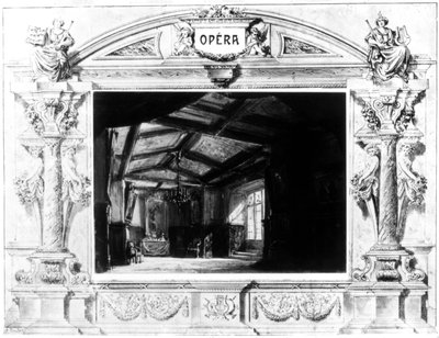 Decorontwerp voor Mozarts Don Giovanni, 1875 door Unbekannt