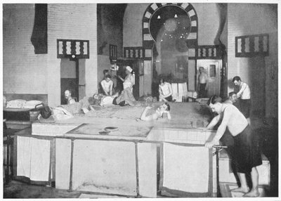 Shampoo kamer in een Turks bad, 76 Jermyn Street, Piccadilly, Londen, ca. 1903 door Unbekannt