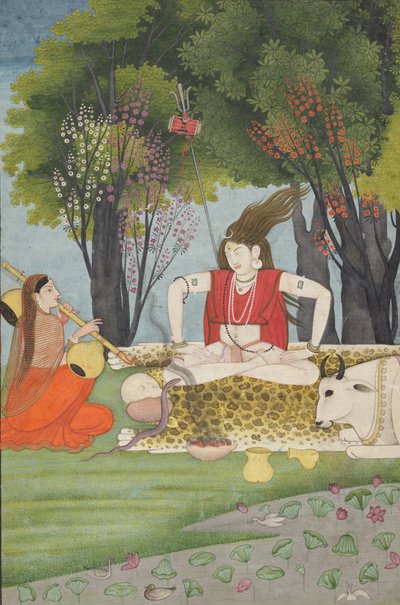 Shiva woedend door Parvati