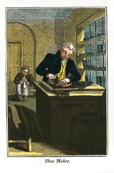 Schoenmaker, 1823 door Unbekannt