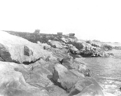 Kustlijn, Marblehead, Massachusetts, VS, c1900 door Unbekannt