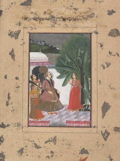Shri Rama Putra Raga: Pagina uit de verspreide Boston Ragamala-serie..., ca. 1760 door Unbekannt
