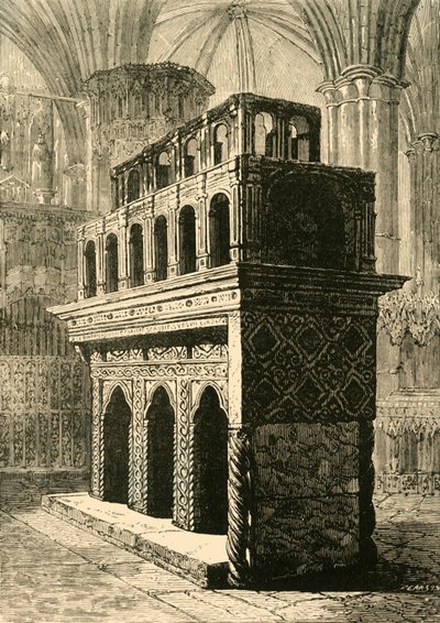 Heiligdom van Edward de Belijder, Westminster Abbey, 1890 door Unbekannt