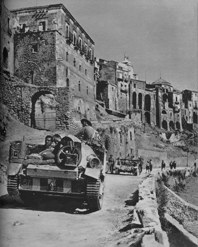 Siciliaanse Bergvesting Bestormd, 1943 door Unbekannt