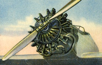 Siemens Sh 20 60 pk vliegtuigmotor, 1932 door Unbekannt