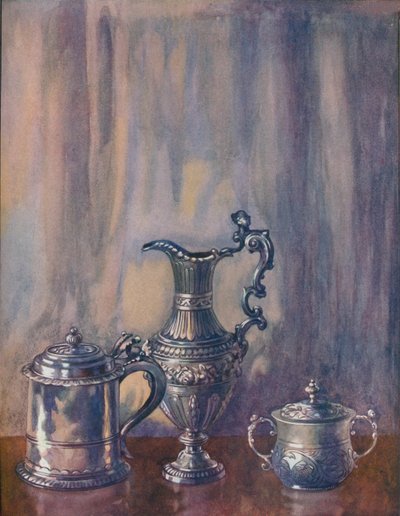 Zilveren Bierpul, 1695, Kan, 1746, Beker en Deksel, 1658, ca. 19e eeuw, 1920 door Unbekannt