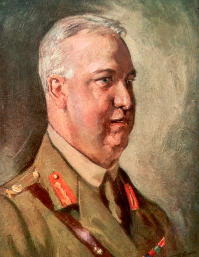 Sir Arthur William Currie, Canadese generaal uit de Eerste Wereldoorlog, 1926 door Unbekannt