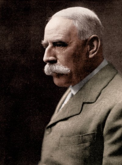 Sir Edward Elgar, 1857-1934, Engelse componist, begin 20e eeuw door Unbekannt