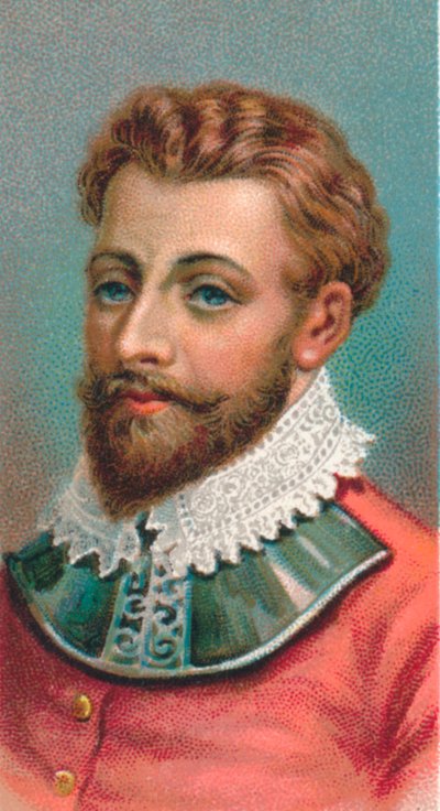 Sir Francis Drake 1540-1596, Engelse zeeman, 1924 door Unbekannt