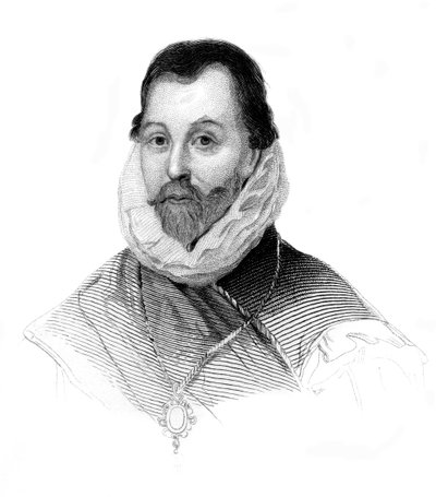 Sir Francis Drake, 16e-eeuwse Engelse navigator en kaper, ca. 1850 door Unbekannt