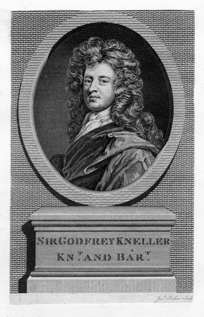 Sir Godfrey Kneller 1646-1723, portretschilder, 19e eeuw door Unbekannt